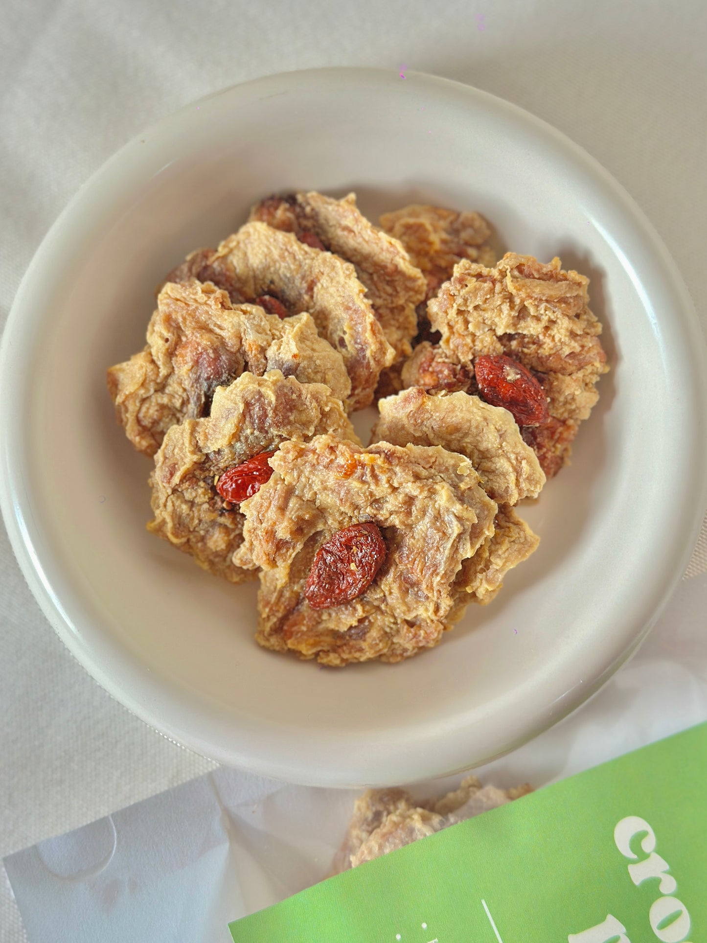 Crocodile Patty with Tofu & Goji Berry