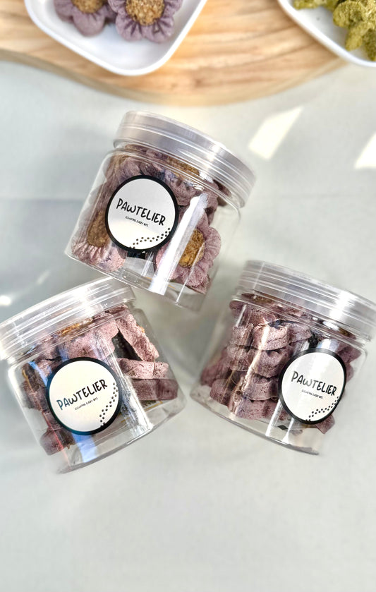 Minty Blueberry Cookies